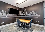 Thumbnail 38 of 58 - our office has a large conference room with a table and chairs