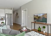 Thumbnail 5 of 30 - Cozy living room at Park 205 Apartments in Park Ridge, IL