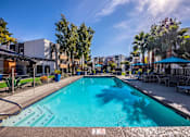 Thumbnail 19 of 27 - A large swimming pool in a sunny outdoor setting.