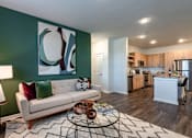 Thumbnail 15 of 36 - Elevated apartment interiors feature open concepts