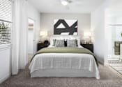 Thumbnail 8 of 22 - bedroom of model