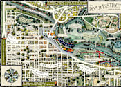 Thumbnail 50 of 50 - A map of the River District in Eugene, Oregon.