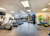Thumbnail 22 of 43 - Two Level Fitness Center at The Pacifica Apartments, Washington