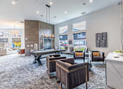 Thumbnail 21 of 23 - the preserve at ballantyne commons clubhouse with a pool table