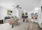 Thumbnail 1 of 24 - A Living Room With a Couch at The Colony Apartments, Arizona