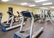 Thumbnail 10 of 13 - Gym with cardio equipment and weights