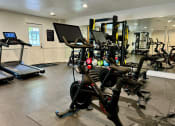 Thumbnail 21 of 23 - a gym full of exercise bikes and other fitness equipment