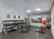Thumbnail 16 of 27 - the gym at the preserve apartments