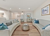 Thumbnail 14 of 25 - a living room with two couches and a coffee table at Azure Point at Encinitas, California, 92024