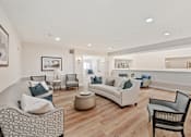 Thumbnail 12 of 25 - a living room with couches and chairs at Azure Point at Encinitas, Encinitas