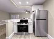 Thumbnail 51 of 66 - Modern Kitchen with stainless steel refrigerator at The Place at Davis Islands, Tampa, FL
