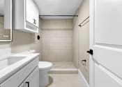 Thumbnail 59 of 66 - White Bathroom with Toilet at The Place at Davis Islands, Tampa
