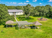 Thumbnail 9 of 25 - a birds eye view of a house and a playground