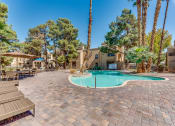 Thumbnail 3 of 32 - take a dip in our resort style swimming pool at Pacific Harbors Sunrise Apartments, Las Vegas, NV