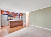 Thumbnail 10 of 21 - Living Room and Hallway at Whispering Brook Apartments, Des Moines, WA