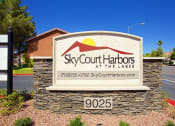 Thumbnail 14 of 39 - Property Signboard at Sky Court Harbors at The Lakes Apartments, Las Vegas, Nevada