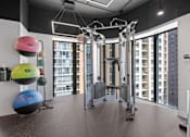 Thumbnail 24 of 57 - Variety of equipment at the fitness center at Shoreham and Tides Apartments, Chicago