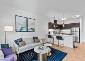Thumbnail 6 of 46 - Living Room at The Parker Apartments in Portland, OR 97209