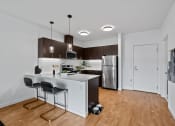 Thumbnail 3 of 46 - Kitchen at The Parker Apartments in Portland, OR 97209