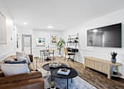 Thumbnail 7 of 28 - Spacious Living Room at 2000 Lake Washington Apartments in WA 98056
