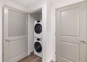 Thumbnail 11 of 27 - In-Home Laundry at 128 on State Apartments in Kirkland, WA 98033