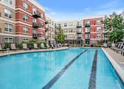 Thumbnail 12 of 30 - Resort Style Heated Pool at Avant at the Arboretum Apartments in Lisle, IL 60532