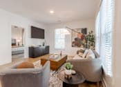 Thumbnail 4 of 31 - Spacious Living Room at The Merchant Apartments in Charleston, SC 29403