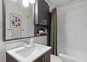 Thumbnail 8 of 30 - Updated Bathroom at Skye Apartments in Seattle, WA 98121