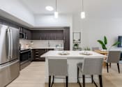 Thumbnail 1 of 37 - Modern Kitchen at One Plantation Apartments in Plantation, FL 33324
