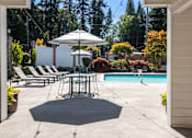 Thumbnail 19 of 35 - Outdoor Pool at Brackett Apartments in Edmonds, WA 98020