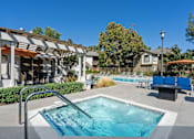 Thumbnail 22 of 44 - Outdoor Jacuzzi at Chino Hills Apartments in Chino Hills, CA 91709