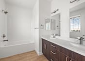 Thumbnail 8 of 44 - Updated Primary Bathroom at Reserve at Chino Hills Apartments in Chino Hills, CA 91709