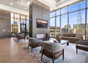 Thumbnail 32 of 44 - Living room area with couch at 903 Peachtree, Atlanta, 30309