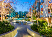 Thumbnail 44 of 55 - A circular brick pathway at Misora Apartments, California, 95128