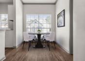 Thumbnail 12 of 40 - a dining room with a table and chairs and a window at Aston at Cinco Ranch, Katy, Texas