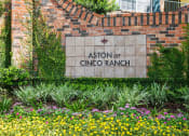 Thumbnail 25 of 40 - the sign in front of a brick wall at Aston at Cinco Ranch, Katy, TX, 77450