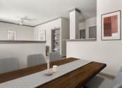 Thumbnail 4 of 40 - a dining room with a wooden table and chairs at Aston at Cinco Ranch, Texas, 77450