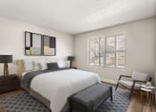 Thumbnail 16 of 32 - a bedroom with a large bed and a window  at Arcadia Apartments, Centennial, CO