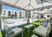 Thumbnail 16 of 22 - outdoor private cabana | District West Gables Apartments in West Miami, Florida