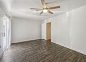 Thumbnail 30 of 54 - Vacant room with ceiling fan at Connect on University, Mesa, 85203