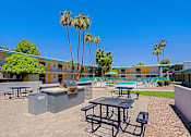 Thumbnail 23 of 30 - Outdoor Seating area at The Link Apartments, Mesa, AZ, 85201