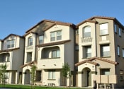 Thumbnail 10 of 14 - a row of town houses with trees in front of them
