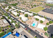 Thumbnail 15 of 23 - The Barton Apartments aerial view