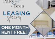 Thumbnail 1 of 14 - A leasing special for Palo Brea offers one month rent free.