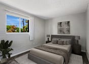 Thumbnail 4 of 30 - Bedroom with a window at The Link Apartments, Mesa, AZ