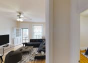 Thumbnail 8 of 35 - hallway with view of bedroom and living area at dupont apartments in washington dc