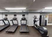 Thumbnail 26 of 40 - fitness center with cardio machines at 2800 woodley apartments in washington dc