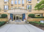 Thumbnail 1 of 40 - exterior of 2800 woodley road apartments front entrance in washington dc