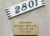 Thumbnail 12 of 12 - exterior signage at 2801 pennsylvania apartments