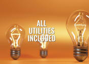 Thumbnail 13 of 14 - a group of light bulbs with the words all utilities included